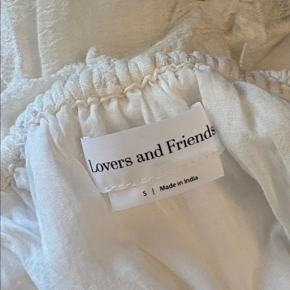 Lovers + Friends Sunrise White Off Shoulder Dress - Picture 5 of 5